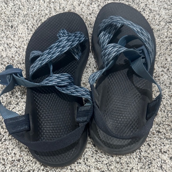 Chaco Shoes - Chaco Blue and Black Strappy Sandals